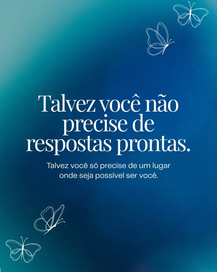 Card do Instagram: a terapia não te entrega respostas prontas
